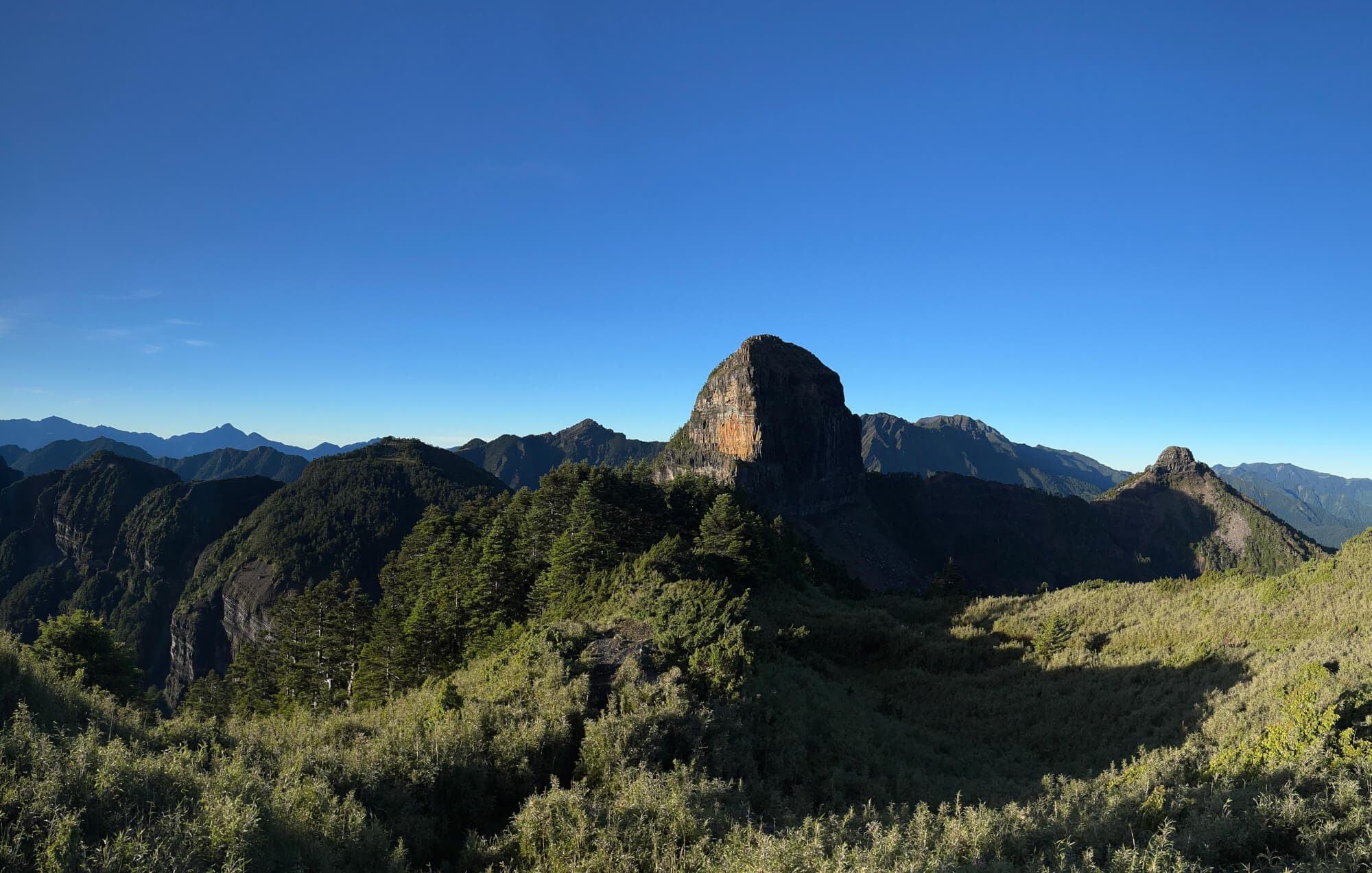 Beautiful summit views, 100 peaks, Mt. Dabajian