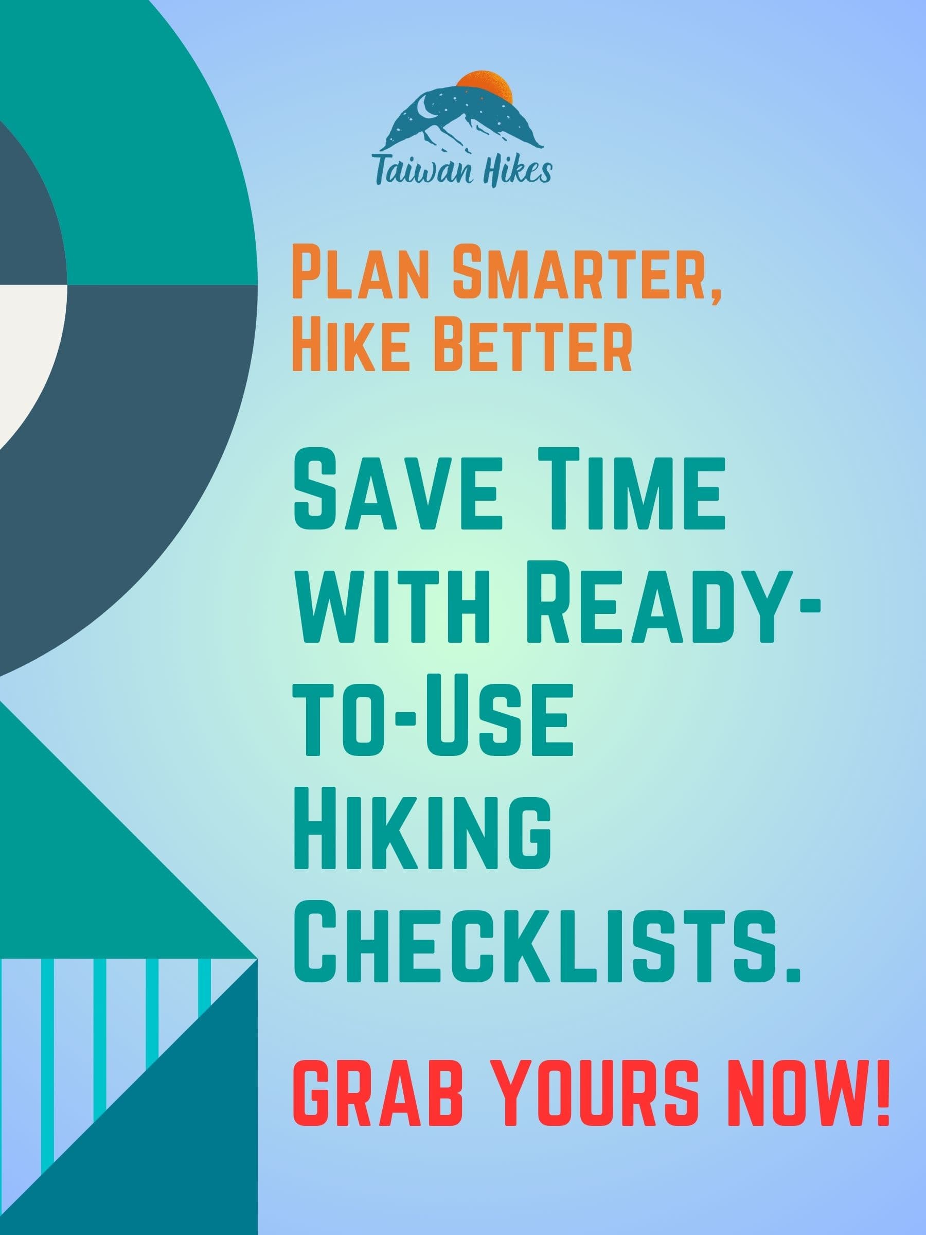 Taiwan Hikes checklists